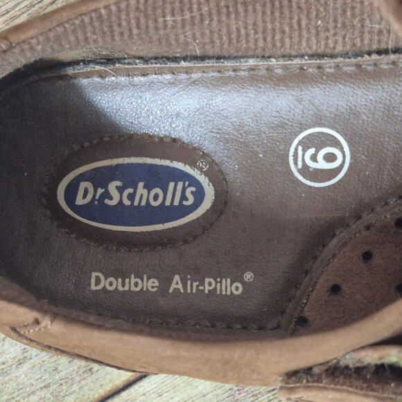 Dr. Scholl's Brown Suede Diana Loafers Double Air-Pillo Women Size 9 Comfort - Picture 11 of 12